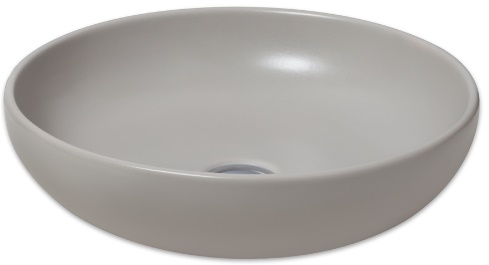 Smanni Nunki Tezgah Üstü Lavabo Mat Gri 1070-206